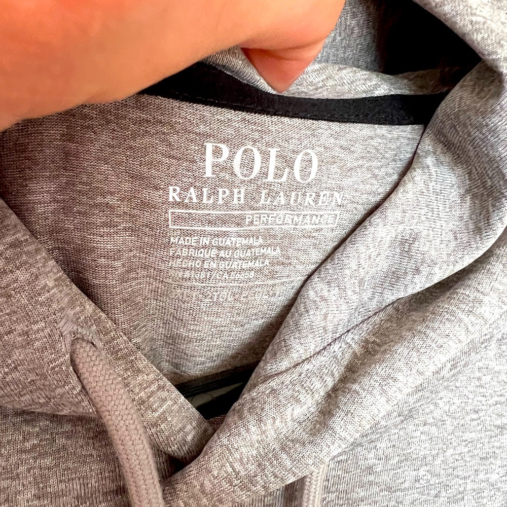 Polo Ralph Lauren Performance Men’s Hoodie, NWT, Heather grey, 2XLT